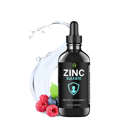 OEM Zinc Liquid Drops زینک سولفات خوراکی مایع ویتامین C مکمل قطره روی برای بزرگسالان و کودکان