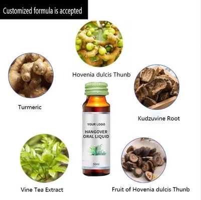 عصاره گیاهی ضد الکل Hovenia Dulcis Radix Puerariae نوشیدنی خماری گیاهی OEM ODM