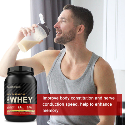 OEM 5lb Private Label پودر پروتئین آب پنیر ایزوله Body Muscle Building Gold Standard 100% Protein Powder