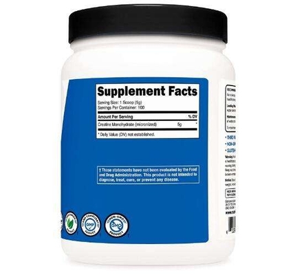 مکمل پس از تمرین پودر میکرونیزه کراتین مونوهیدرات درجه خالص OEM