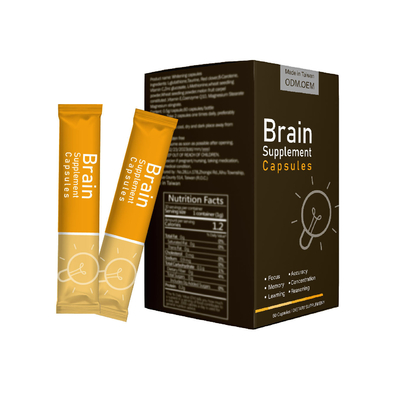 پودر مکمل مغز پیشرفته حافظه و تمرکز OEM برای دانش آموزان، بزرگسالان و افراد مسن