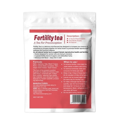 مکمل پاک‌کننده رحم برای زنان باروری چای بارداری OEM Detox