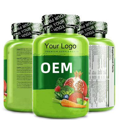 OEM Hot Sale قرص مولتی ویتامین کامل غذا برای مردان مکمل 120 کپسول وگان