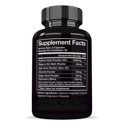 OEM پرفروش ترین برچسب های خصوصی Colon Cleanse Weight Loss Pills کپسول لاغری پروبیوتیک کپسول سم زدایی