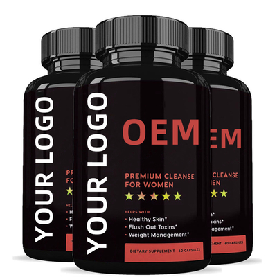 OEM پرفروش ترین برچسب های خصوصی Colon Cleanse Weight Loss Pills کپسول لاغری پروبیوتیک کپسول سم زدایی