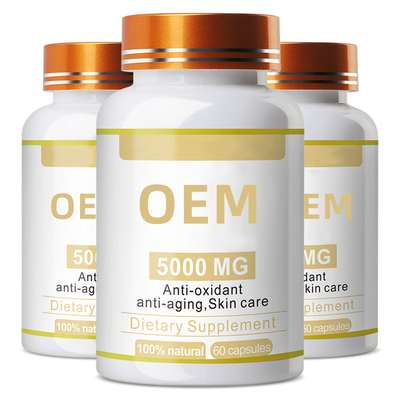 OEM مولتی ویتامین و مکمل غذایی 10000 میلی گرم ویتامین E کپسول سافت ژل قرص گلوتاتیون کپسول سفید کننده پوست