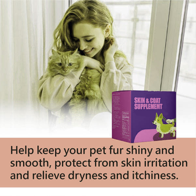 Pet Health OEM Nutrition مکمل غذایی مراقبت عمیق موی براق لاک پشت تخم مرغ پودر ماهی کلاژن بیوتین