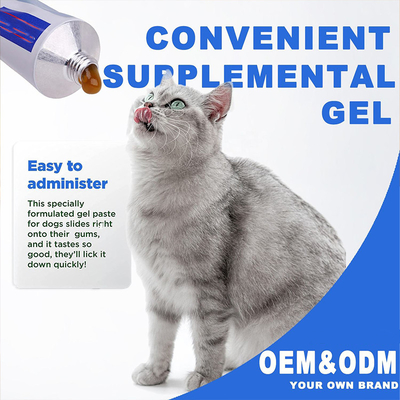 مکمل OEM&amp;ODM Dog Cat Vitamins Minerals Healthy Care ژل 120 گرمی Pet Nutrition Plus