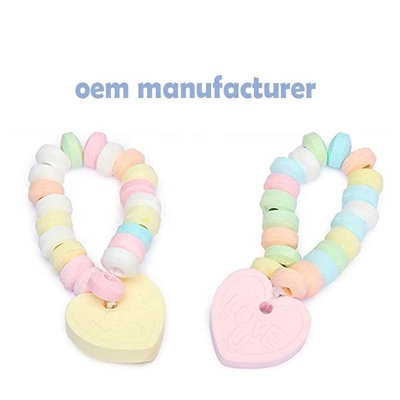 OEM قرص آب نبات وگان گردنبند شیرینی برای کودکان
