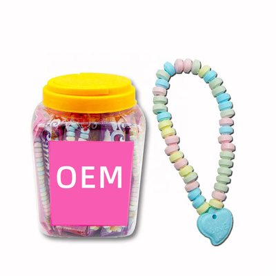 OEM قرص آب نبات وگان گردنبند شیرینی برای کودکان