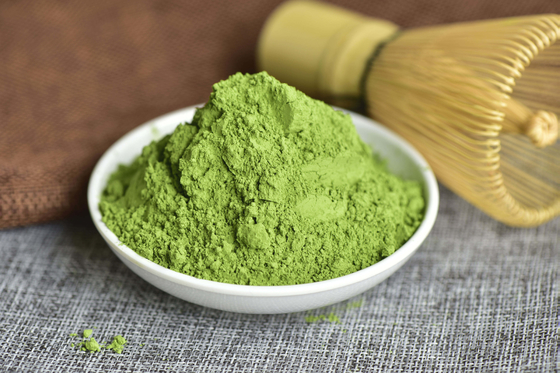 قهوه OEM جایگزین مراسم پودر چای سبز ماچا پودر ماتچای بیولوژیکی مواد غذایی ماچا