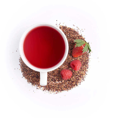 چای میوه آرام تمشک توت فرنگی کیسه ای نوشیدنی تازه و سالم OEM