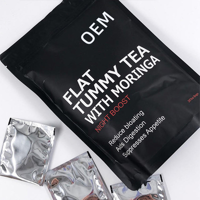 چای OEM شکم تخت و لاغری چوب تند 28 روزه چای سم زدایی چای لاغری چربی سوز چای سبز