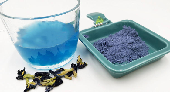 گیاهی طبیعی خشک شده پروانه آبی گل نخود چای OEM