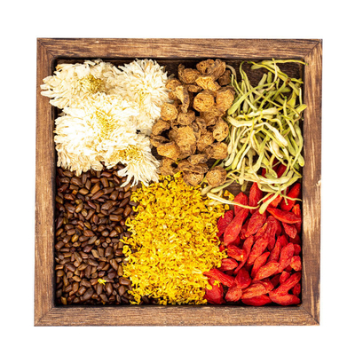 جایگزین سالم ارگانیک برای چای OEM کلاسیک چینی دست ساز گل داودی چای دانه کاسیا