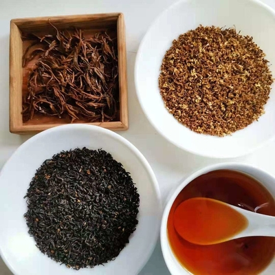 برگ های طبیعی ارگانیک جایگزین سالم برای چای چای سیاه اسمانتوس
