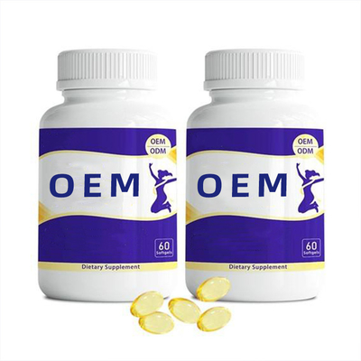 کپسول نرم ژل روغن گل گاوزبان تصفیه شده HACCP ISO Women Hormones Anti Anxiety