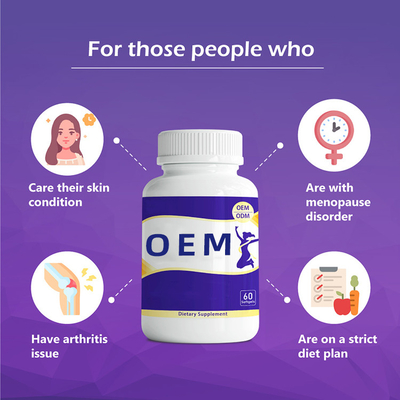 کپسول نرم ژل روغن گل گاوزبان تصفیه شده HACCP ISO Women Hormones Anti Anxiety