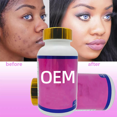 گلوتاتيون قرص سفید کننده پوست 60pcs/گل نرم